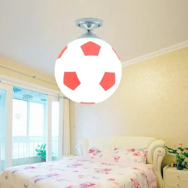 Playful Football Ceiling Light – GoalBright