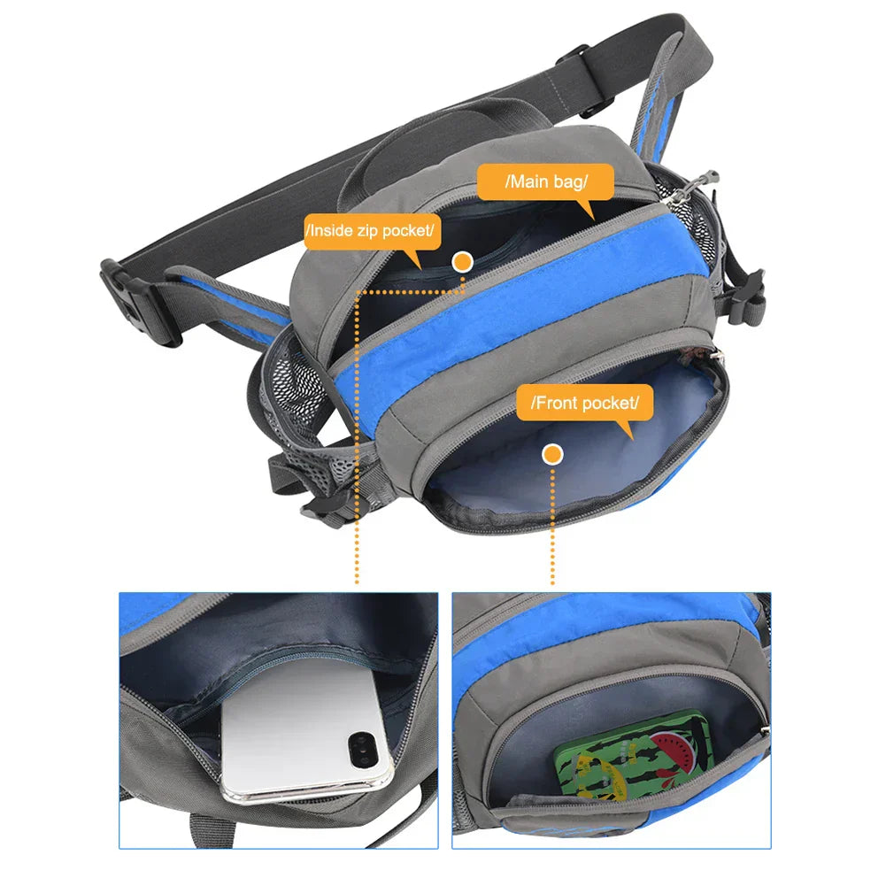 Sport Waist Bag with Bottle Holder – Vega