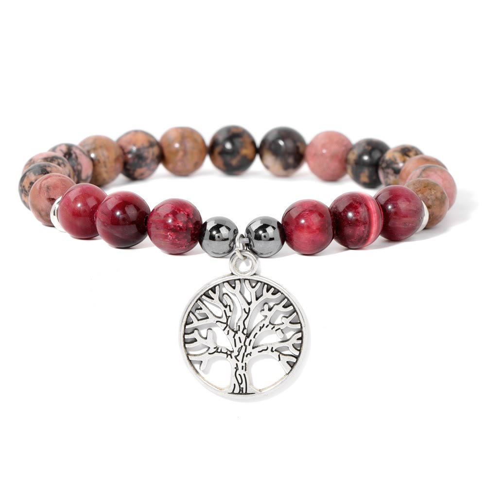 Natural Crystal Tree of Life Bracelet – Mila