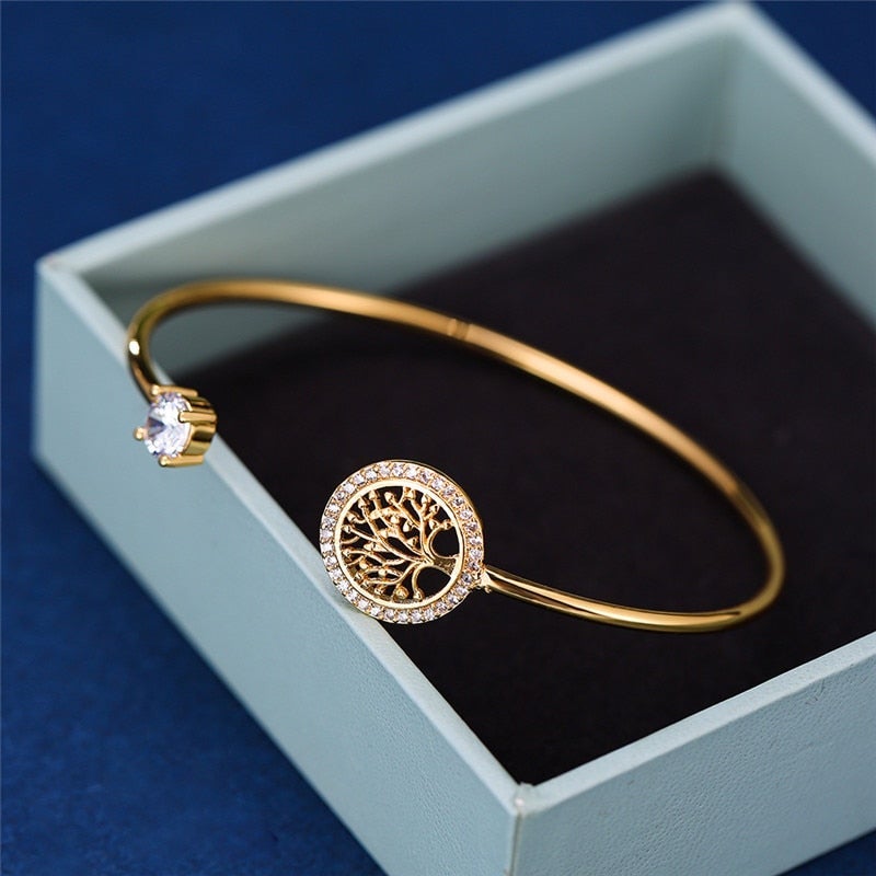 Classic Adjustable Tree of Life Bracelet – Gaia