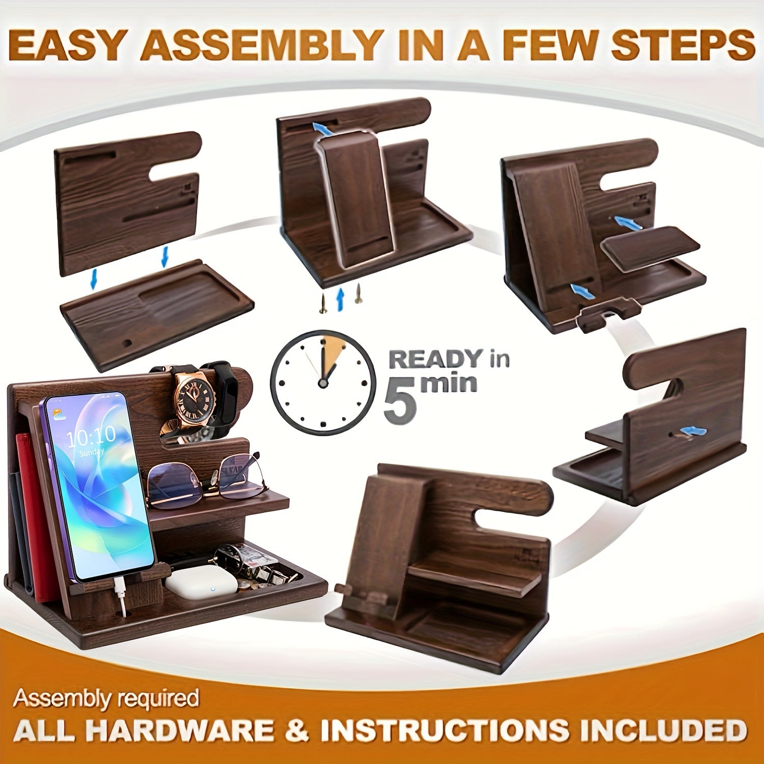 Stylish Wooden Organiser Stand – For an Organised Space