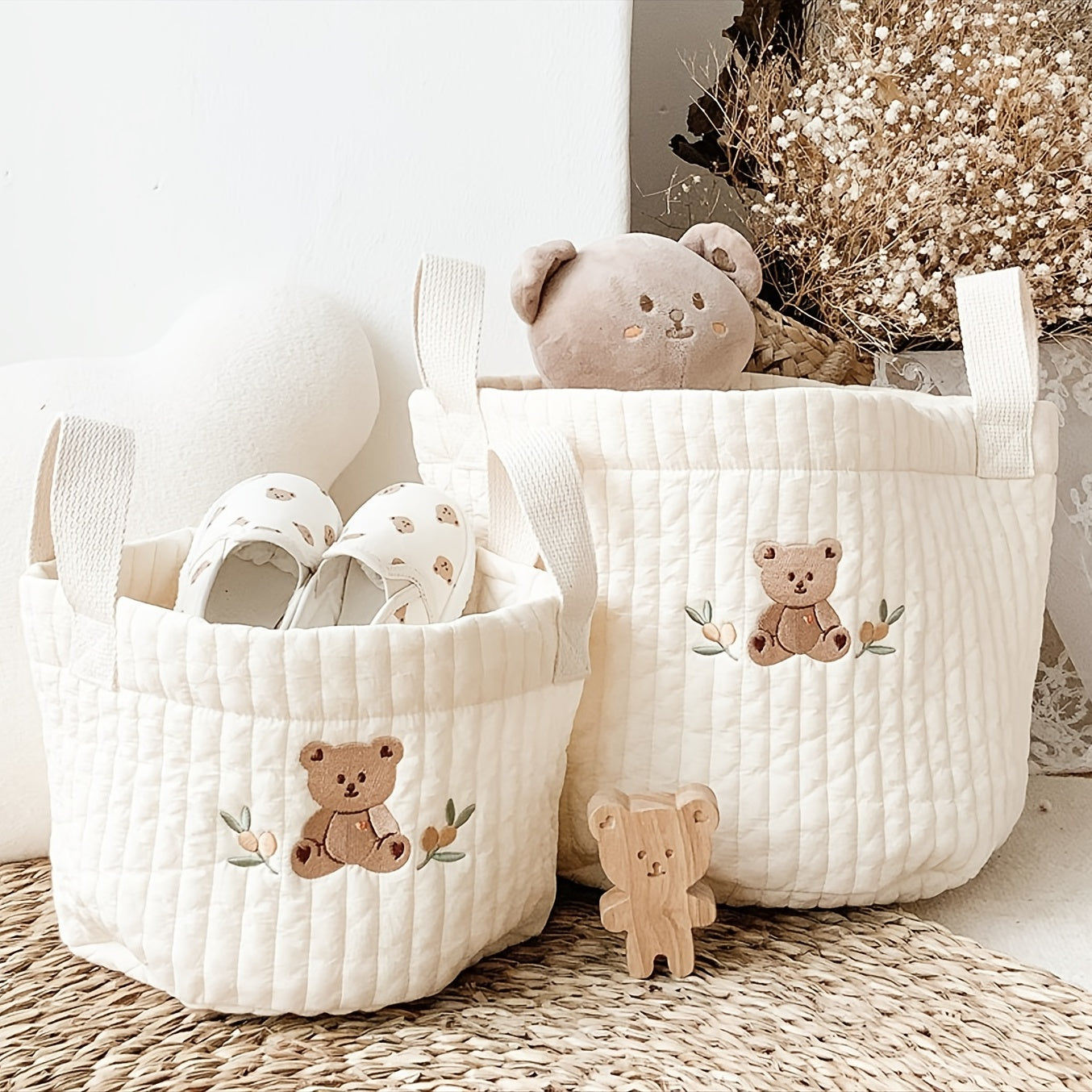 Quilted Fabric Storage Bag for the Children's Room – Buy 1 Get 1 Free