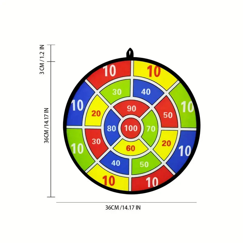 12-Piece Sticky Ball Dart Set – Fun Indoor & Outdoor Toy for the Whole Family