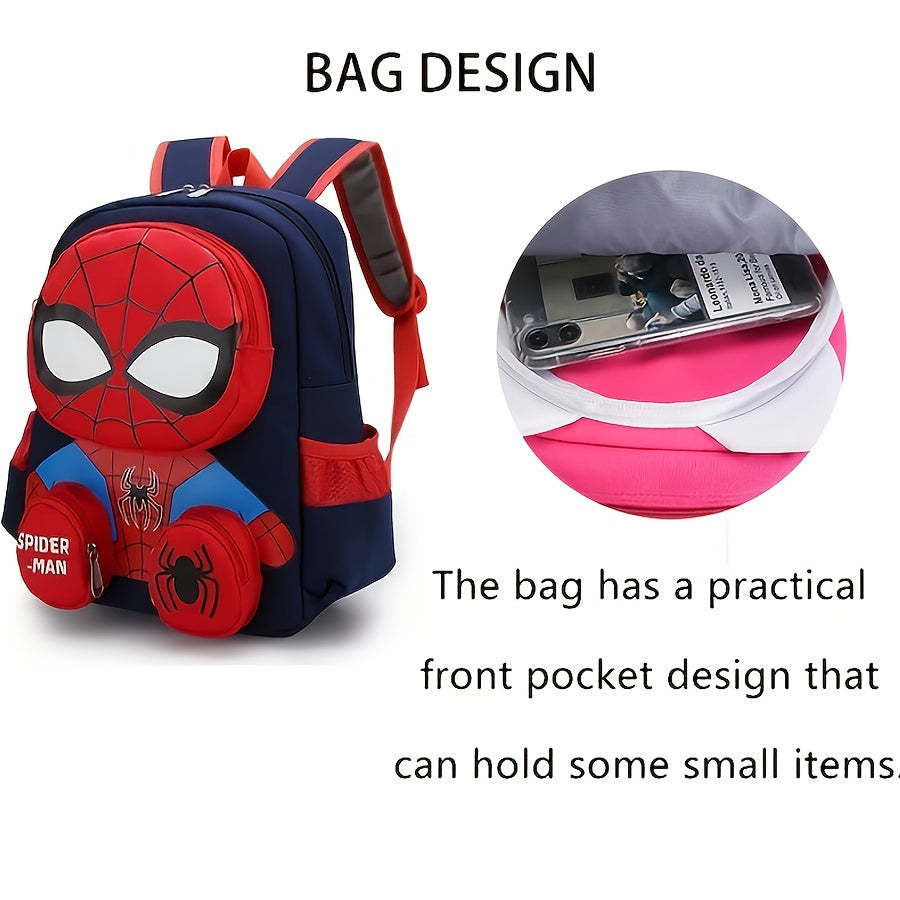 Spider-Man Backpack with Large Capacity – Great Gift for Children, Perfect for School and Adventures