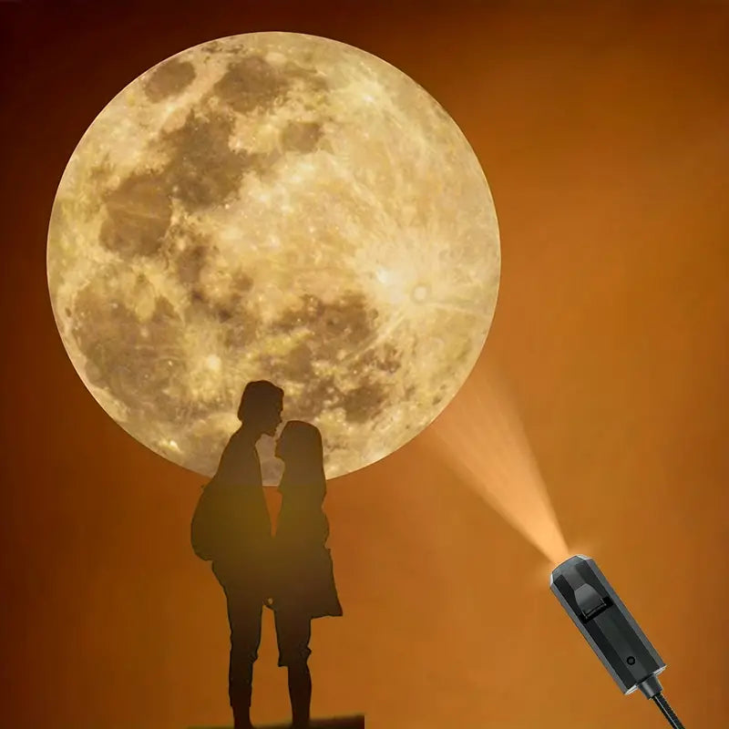 Projection Lamp Earth and Moon – CelestiaGlow