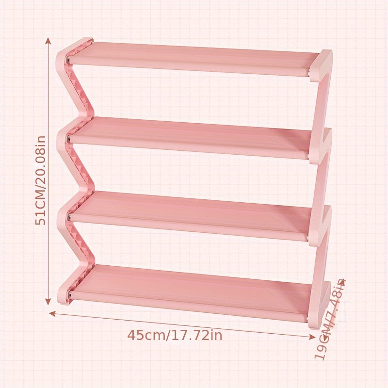 ZigZag ShoeRack - Stylish and Space-Saving Shoe Storage