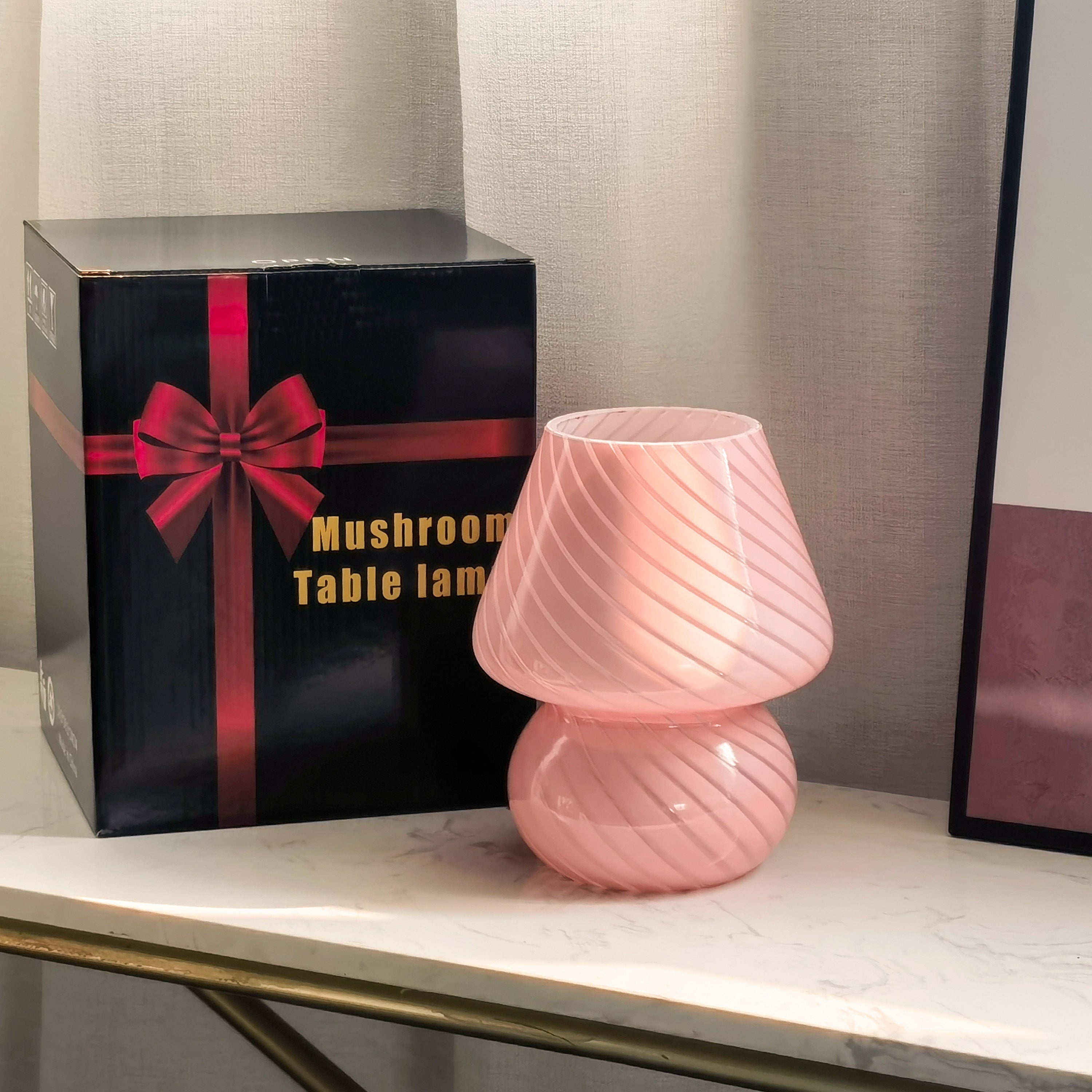 Striped Table Lamp - Atmospheric and Timeless Design