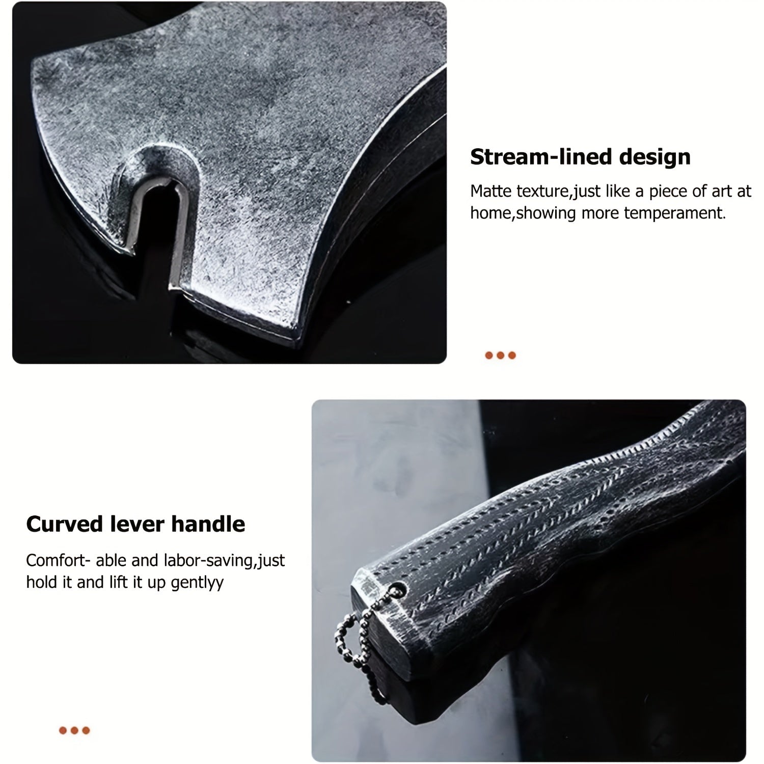 Battle Axe Bottle Opener – Robust Design with Textured Handle