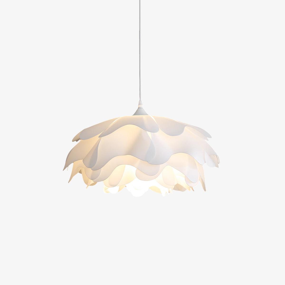 Flower-Shaped Pendant Light - White Pendant Light