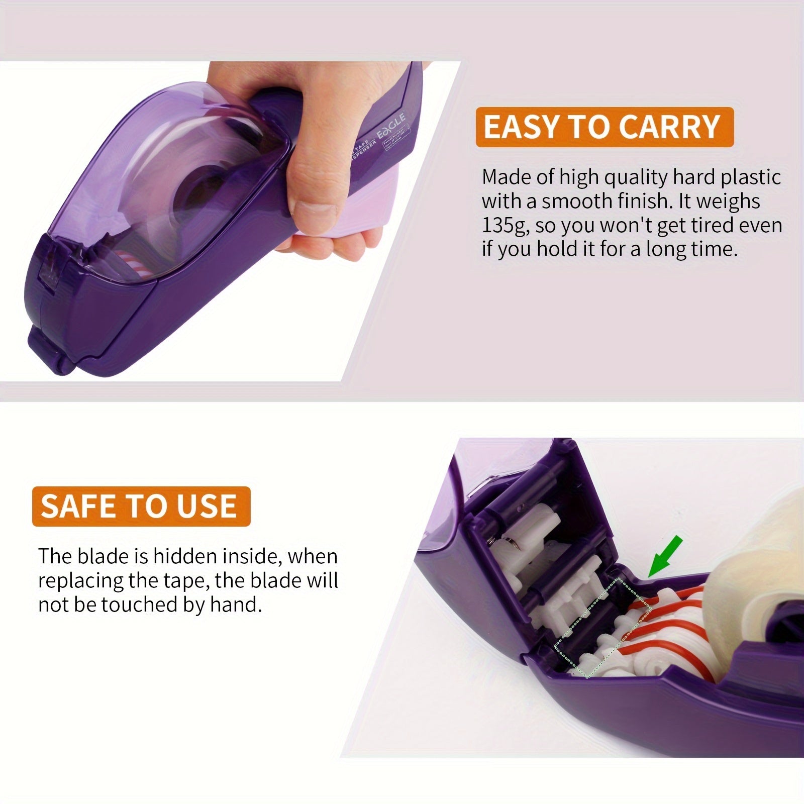 QuickSeal Tape Dispenser – Super Fast Taping with One Hand