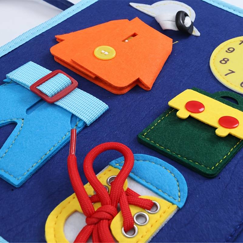 Busy Book Educational Playset – Educational and Interactive Play Book for Children