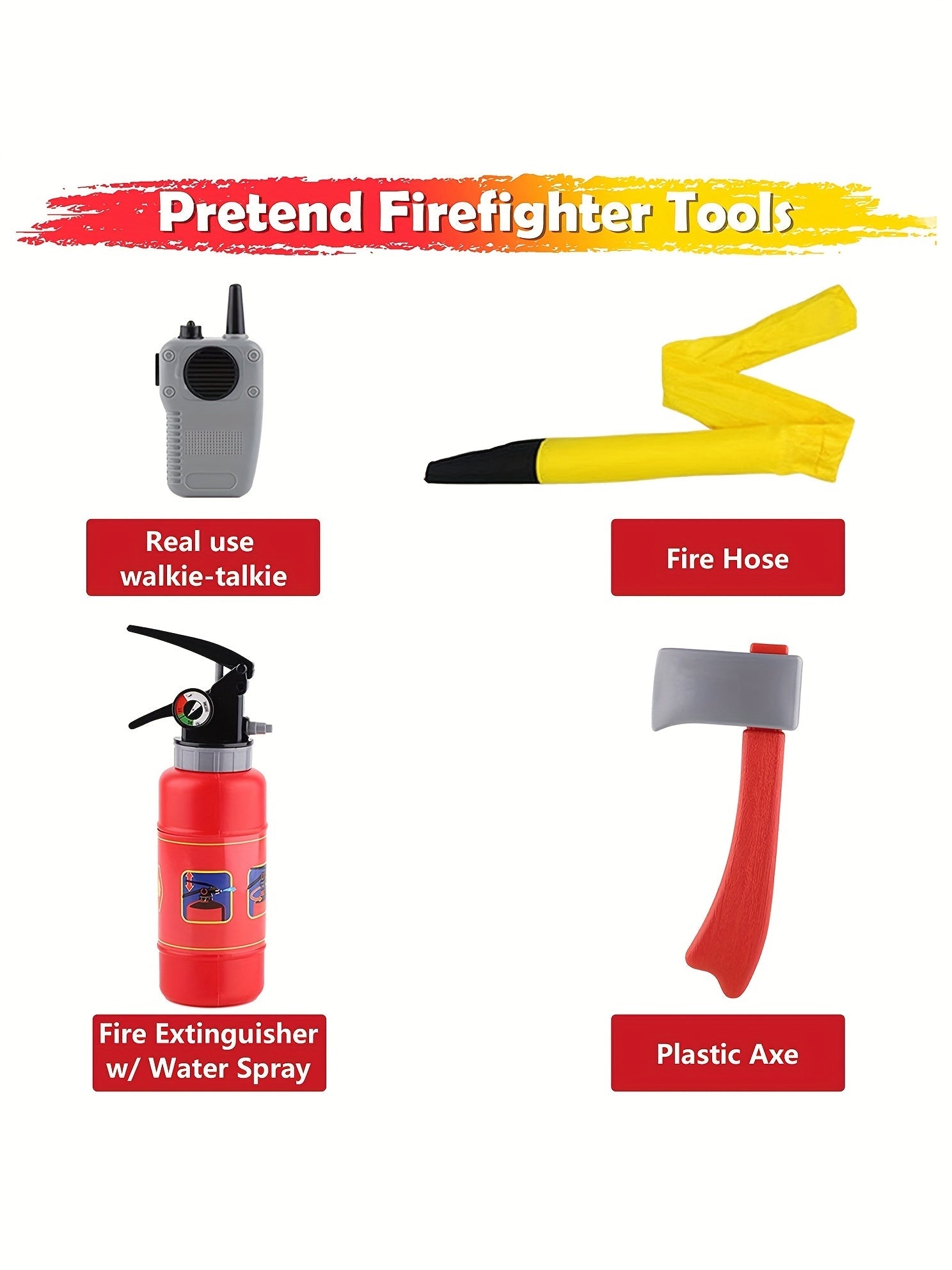 Firefighter Adventure Set - For Imaginative Role Play