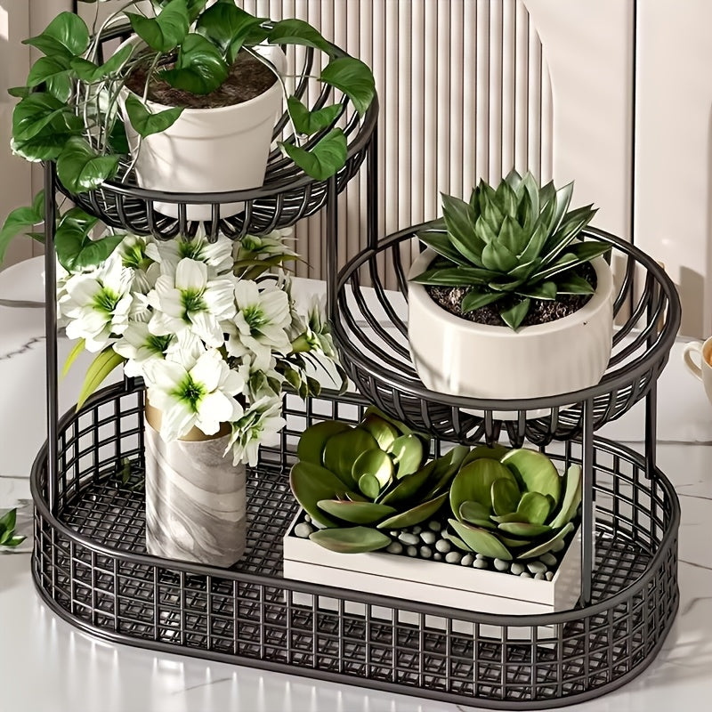 GoldenTier 3-Tier Fruit Basket – Elegant and Practical