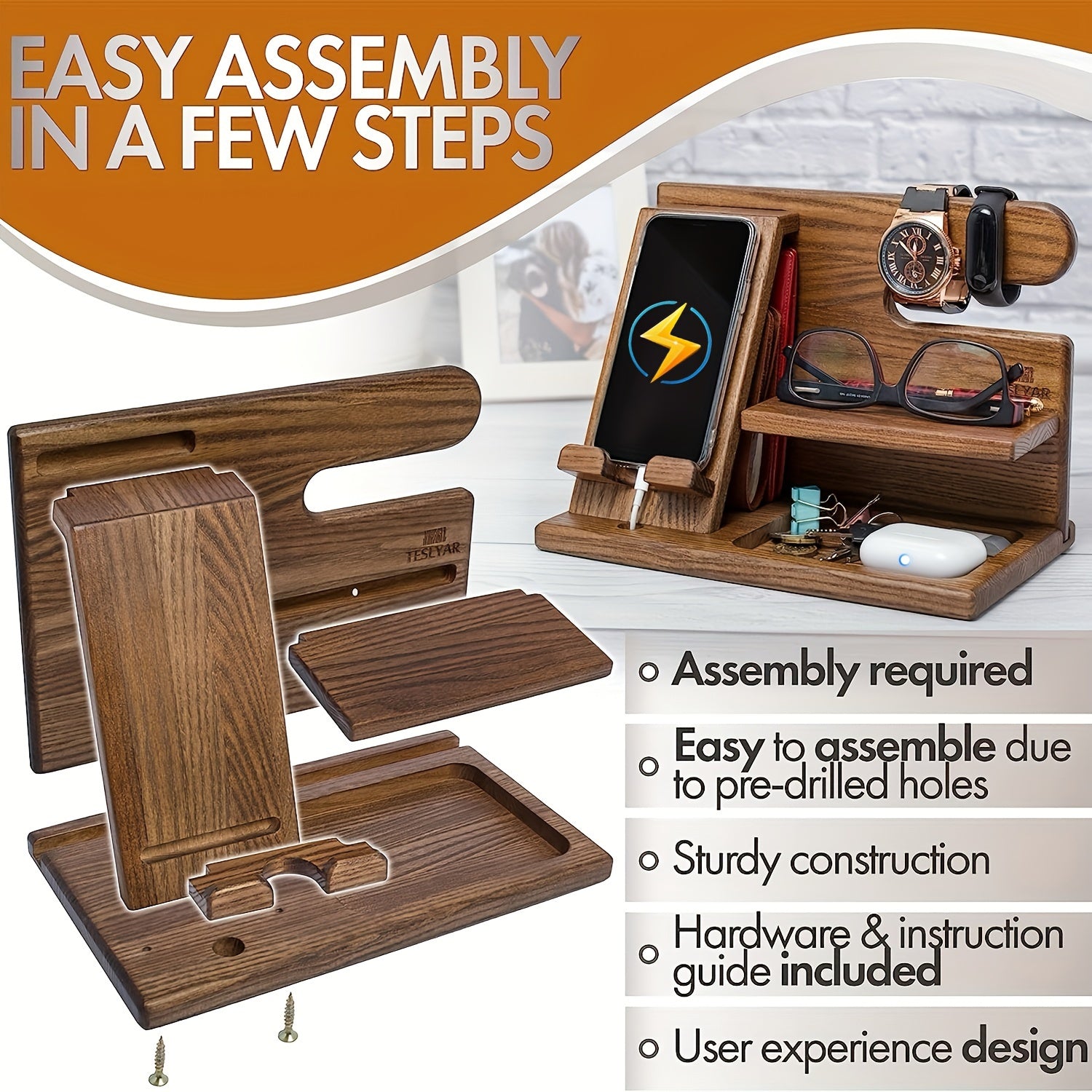 Stylish Wooden Organiser Stand – For an Organised Space