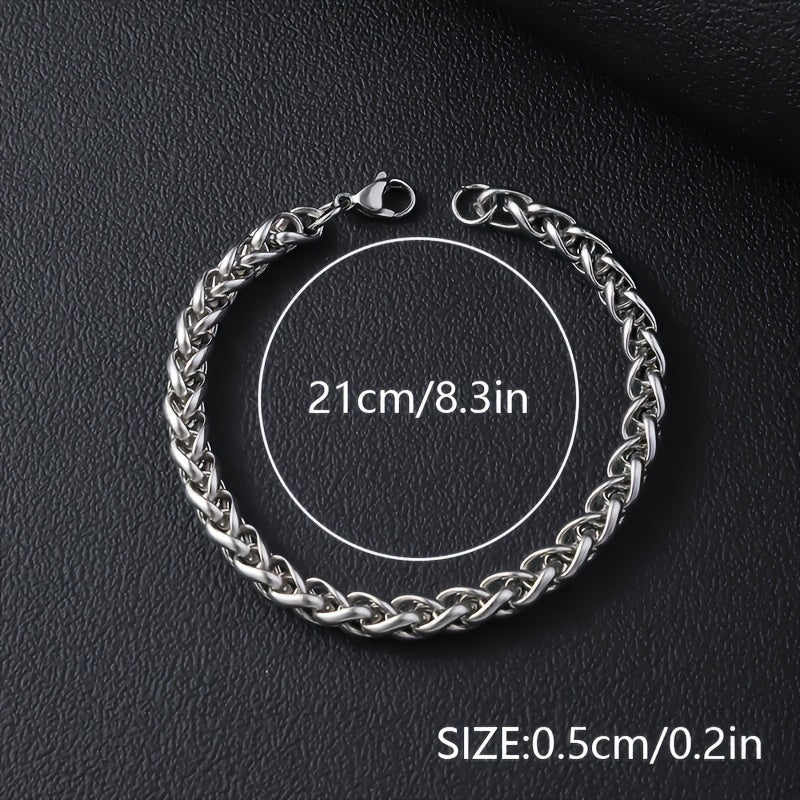 UrbanSteel Bracelet Set – Bold and Trendy for Men