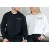 BondEssence Premium Couple Hoodie | Customized Romantic Sweatshirt with Roman Date