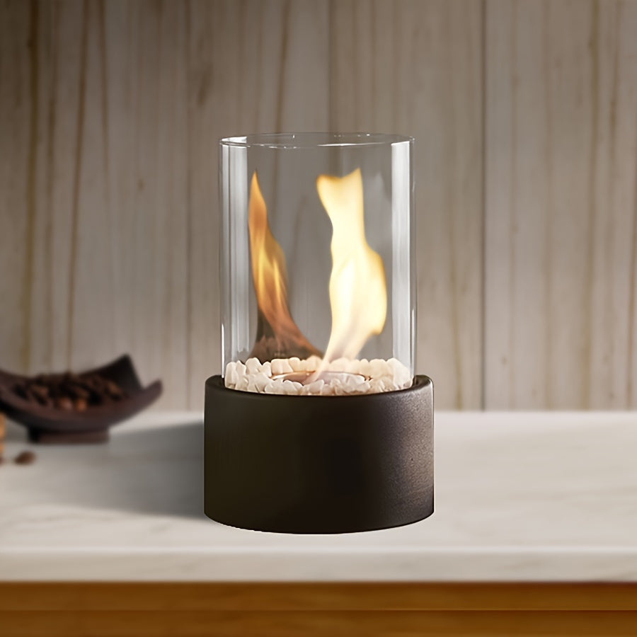 Rustic Table Fire – Portable Alcohol Heating Stove for Indoor and Outdoor Use