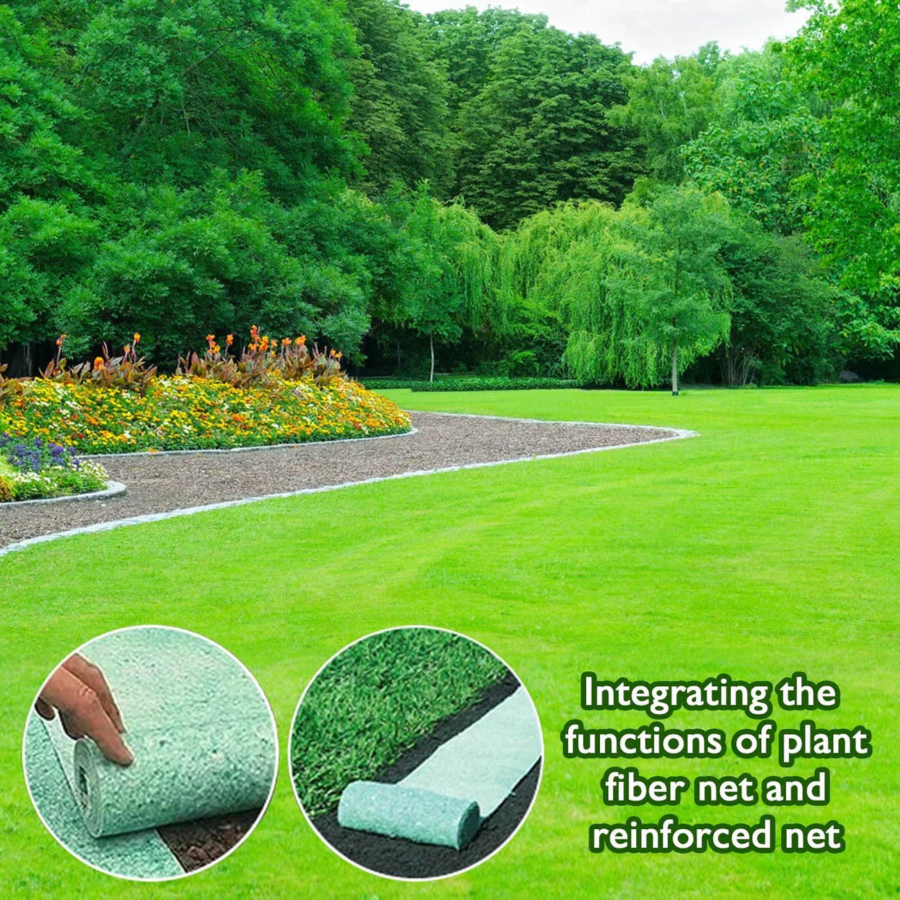 Biodegradable Lawn Seed Mat - Verdi