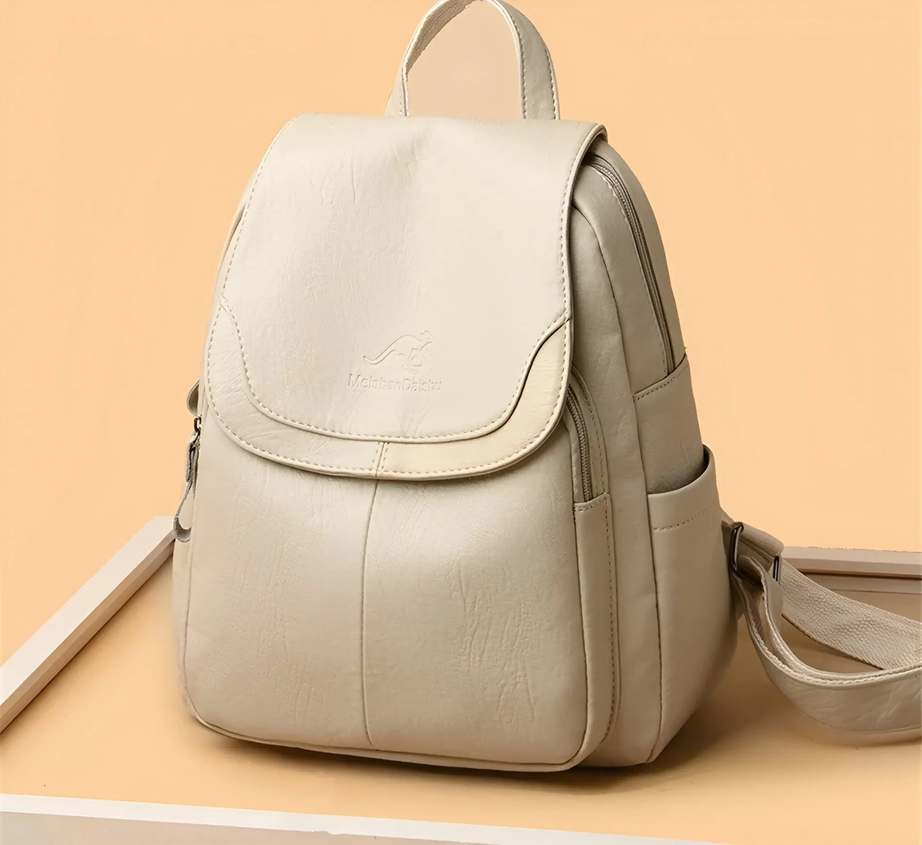 Vintage Leather Women's Rucksack – Isabella
