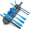 Portable Stainless Steel Cutlery Set - Travel Essential!