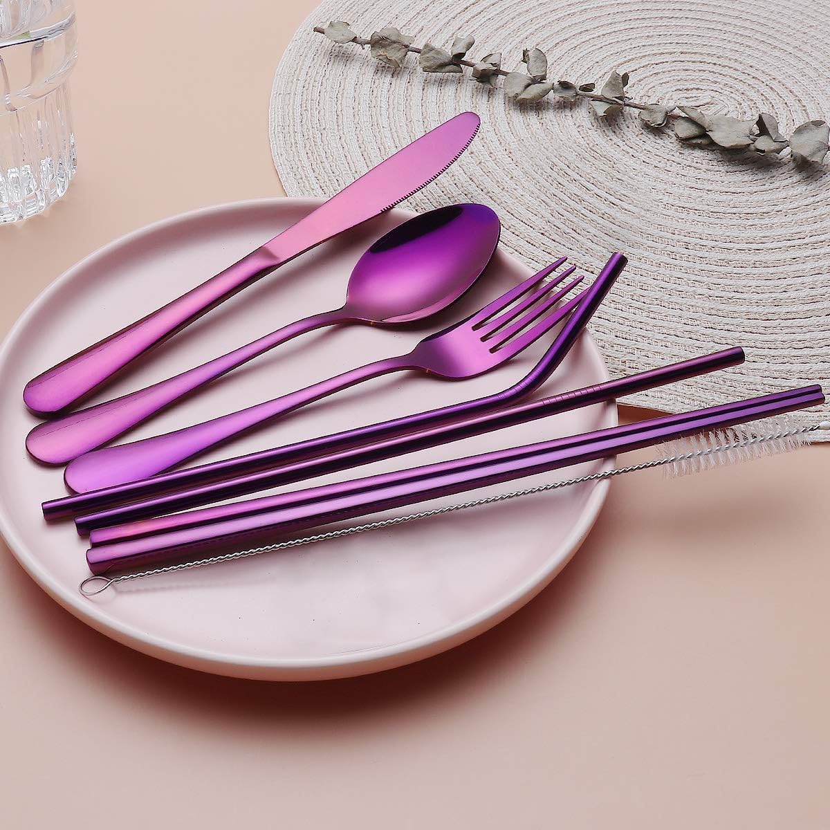 Portable Stainless Steel Cutlery Set - Travel Essential!