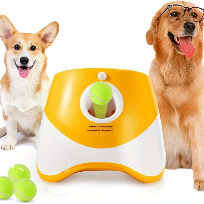 FetchMaster Pro – Interactive Automatic Dog Ball Launcher with USB Charging