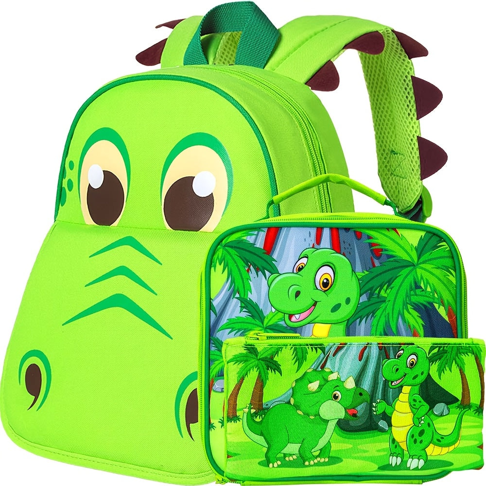 Cute Dinosaur Backpack for Children – Spacious and Comfortable School Bag