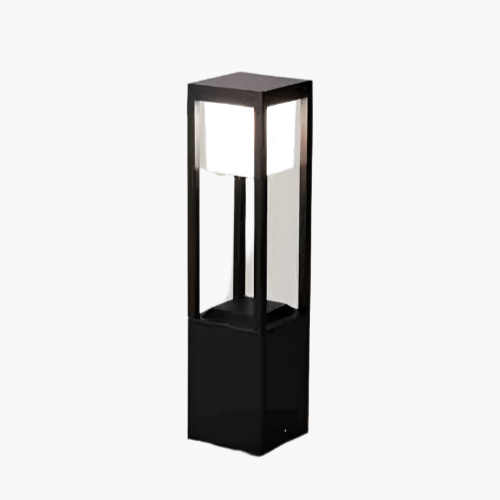 Cube-Shaped Solar Outdoor Lamp (60cm)