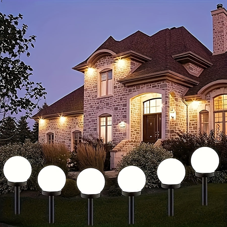 Solar LED Garden Lamps – Spherical Lighting for Paths and Gardens