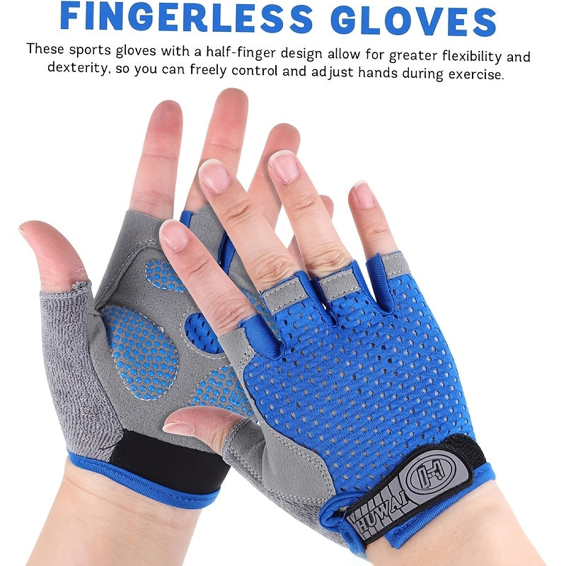 Half Finger Gloves for Cycling and Outdoor Activities – Breathable and Non-Slip Design