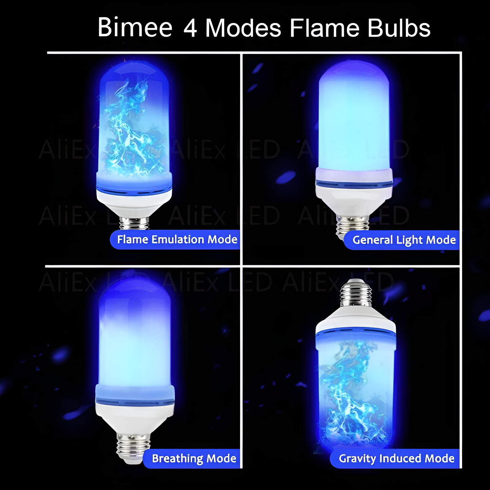 Flame Effect Lamp - 9W Simulated Flame Bulb