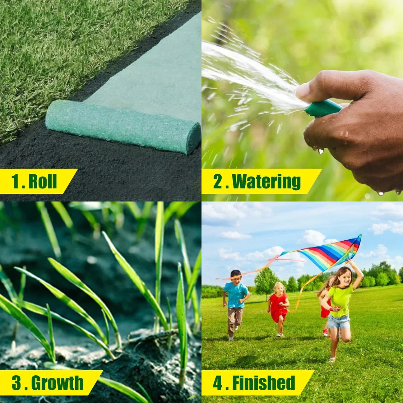 Biodegradable Lawn Seed Mat - Verdi