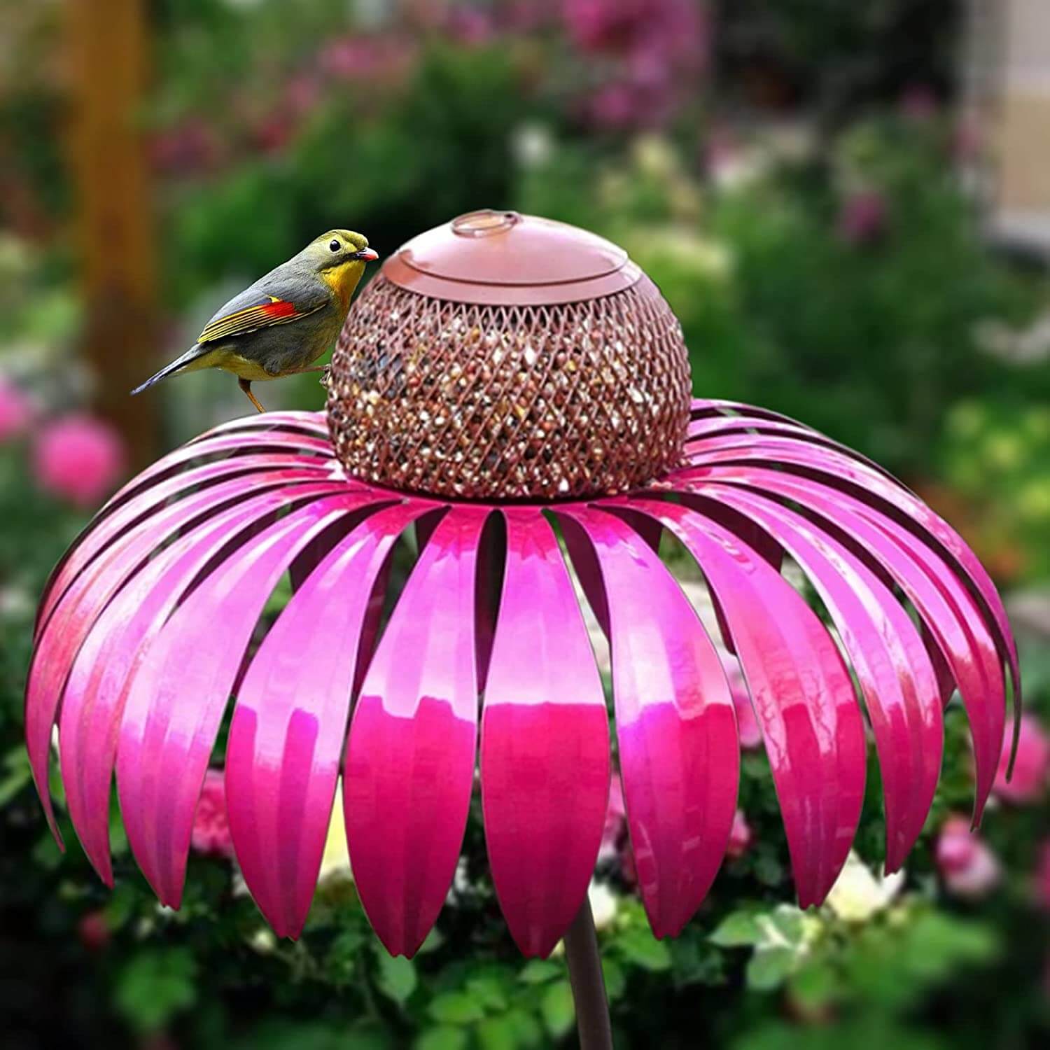 Flower-Shaped Birdhouse - FloraFeeder