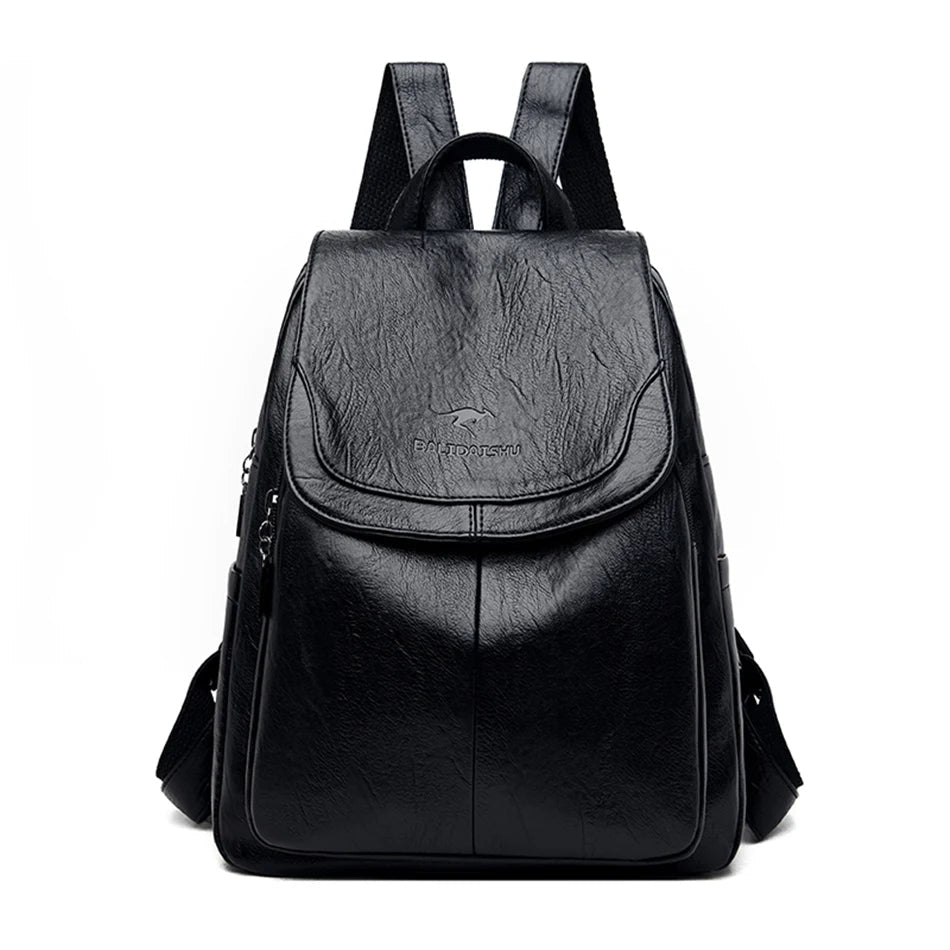 Anti-theft Mini Leather Backpack for Women