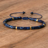 Braided Bracelet with 2.4 mm Natural Stone Beads – Seraphina