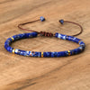 Braided Bracelet with 2.4 mm Natural Stone Beads – Seraphina