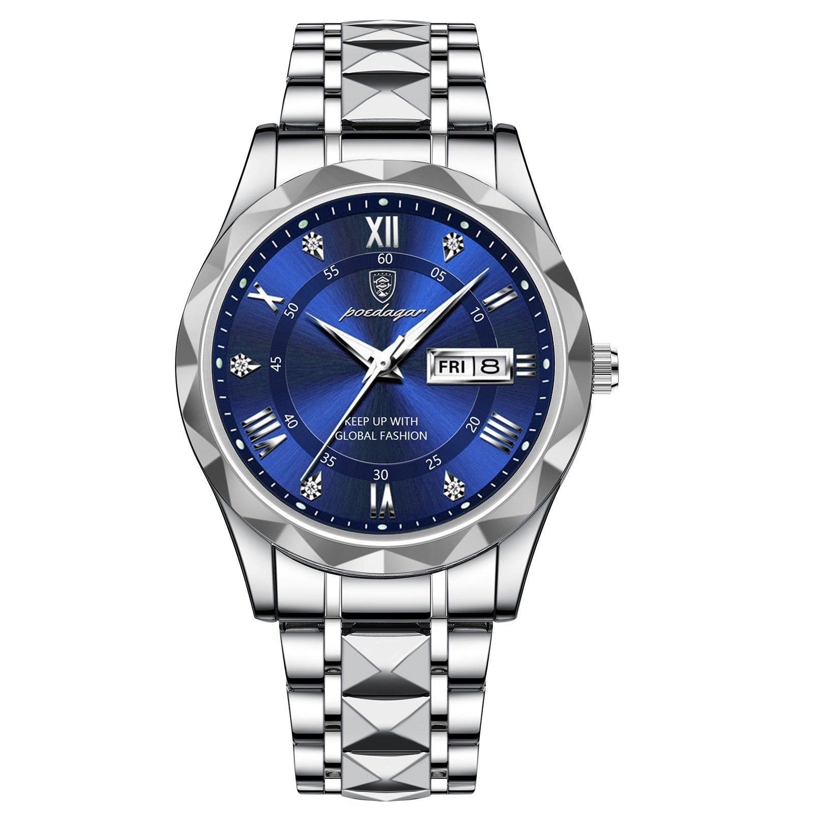 Stylish Stainless Steel Men's Watch - LumiSteel