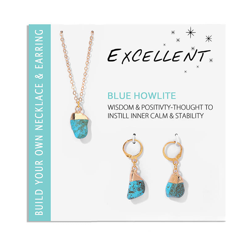 Crystal Jewellery Set Necklace and Earrings - Elara