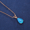 Minimalist Drop Opal Pendant Necklace – Selina