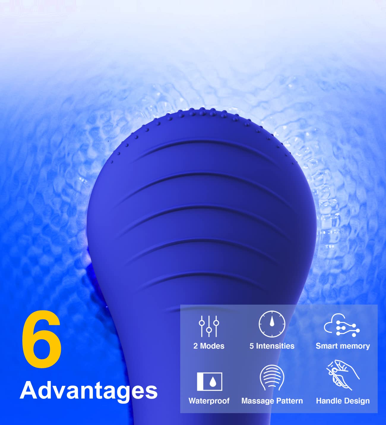 Waterproof Rechargeable Facial Cleansing Brush