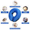 Protective Inflatable Dog Collar - Soft & Comfortable Recovery Ring