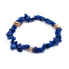 Stylish Bracelet Made of Natural Stones and Crystal Beads - Celine