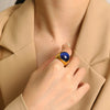 Large Cat's Eye Gemstone Ring – Liora