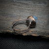 Natural Raw Stone Birth Ring – Selina