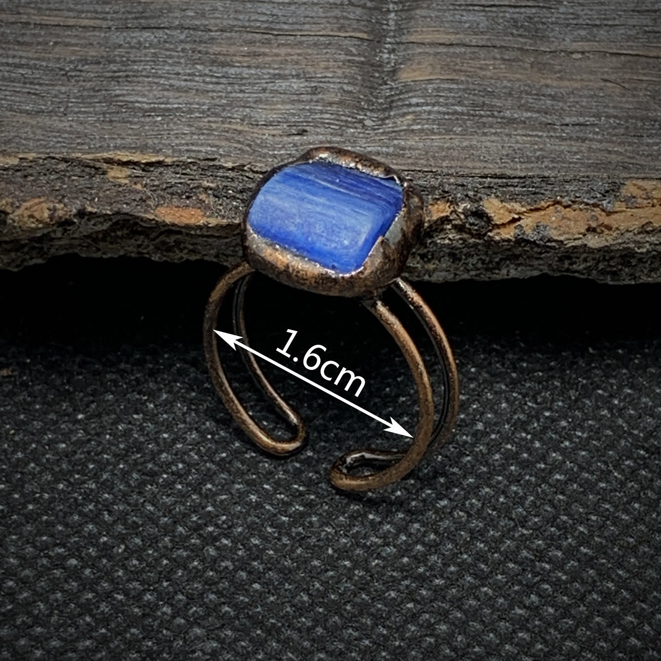 Natural Raw Stone Birth Ring – Selina