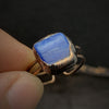 Natural Raw Stone Birth Ring – Selina