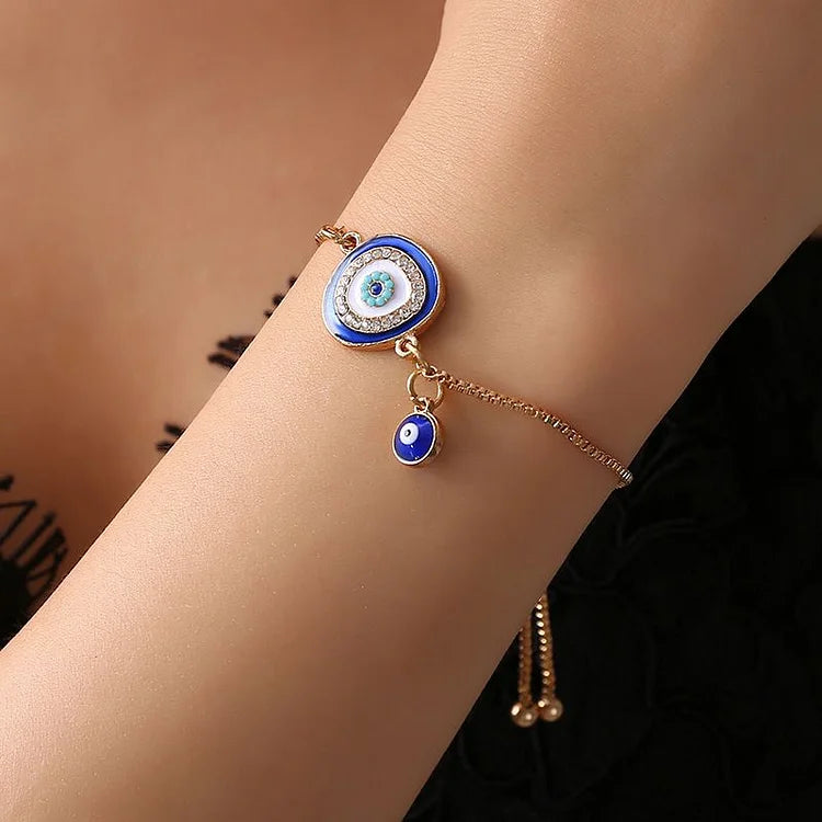 Evil Eye Bracelet in Ethno Style – Selene