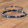 Braided Bracelet with 2.4 mm Natural Stone Beads – Seraphina