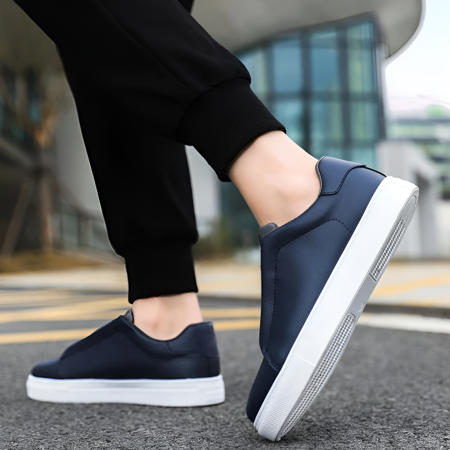 Stylish Luxury Leather Sneakers