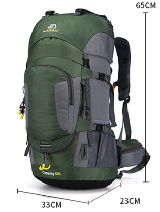 OutdoorHaven Rucksack - 60L - Waterproof and Durable